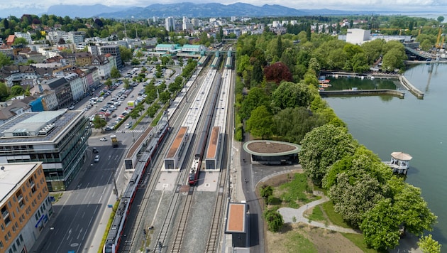 In den Seeanlagen trug sich der Diebstahl zu. (Bild: Stadt Bregenz)