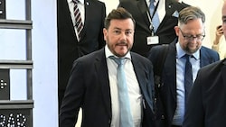 René Benko und sein Verteidiger Norbert Wess