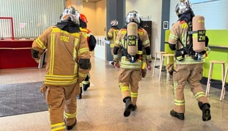 Einsatz für die Grazer Berufsfeuerwehr (Symbolbild)