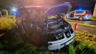 Das Unfallauto war ein Totalschaden.