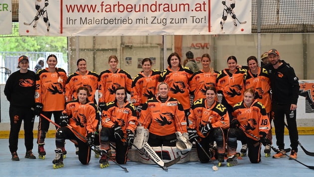 Bereit für den Europacup: Das Damenteam der Stegersbach Tigers. (Bild: Stegersbach Tigers)