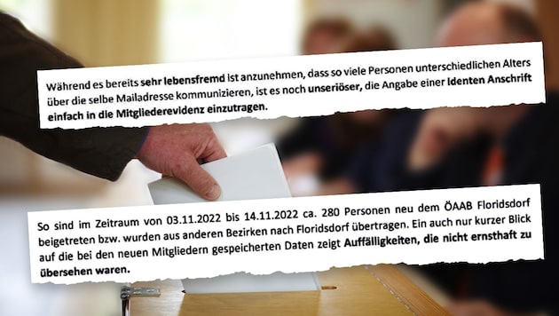 Schwerer Vorwurf aus den eigenen Reihen: Wurde bei der Wahl zum Bezirksparteiobmann betrogen? (Bild: Krone KREATIV/stock.adobe.com, zVg)