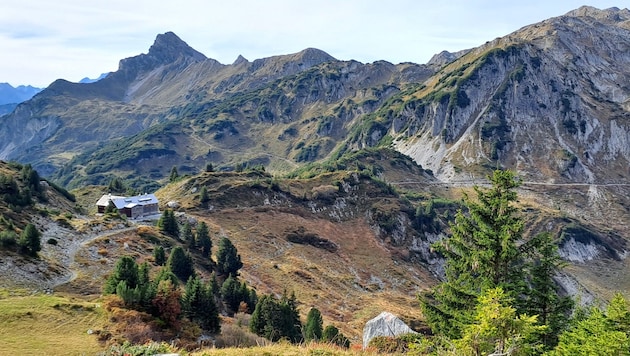 Das war das Ziel der Wandergruppe aus Bayern: Die Freiburger Hütte.