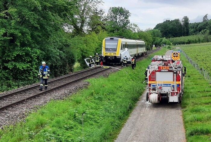 The accident occurred not far from the shore of Lake Constance.