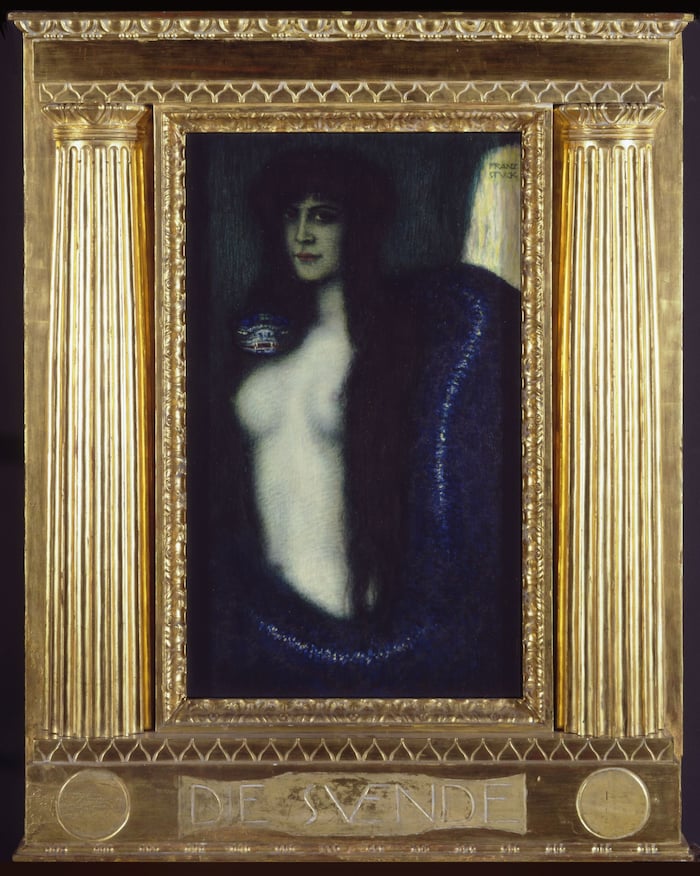 Franz von Stuck (hier: „Die Sünde“) war ein Aushängeschild der Münchner Secession. 