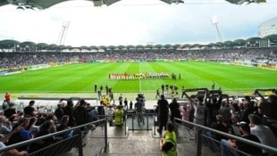 Die Merkur Arena wird großflächig umgebaut. (Bild: Pail Sepp)