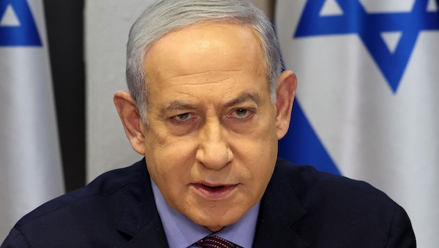 Benjamin Netanjahu izraeli miniszterelnök (Bild: AFP/ABIR SULTAN)