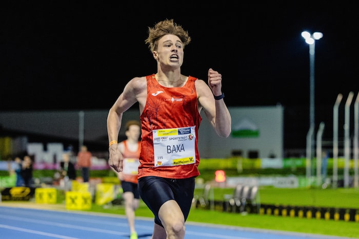 Max Baxa ran to the U18 European Championships in the 400 meters.