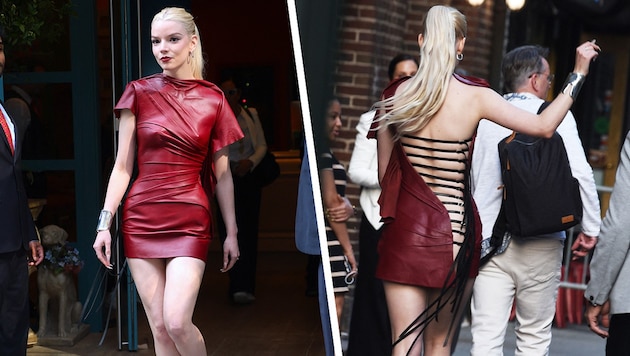 Anya Taylor-Joy wowed in New York with a fantastic dress that left little to the imagination. (Bild: Krone KREATIV/www.viennareport.at)