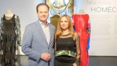 Von New York nach Österreich: Nina und Max Hollein auf Besuch im Linzer Schlossmuseum (Bild: Horst Einöder/Flashpictures)