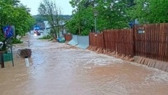 Im Raum Pischelsdorf kam es erst am Dienstag zu schweren Überschwemmungen. (Bild: BFV Weiz)