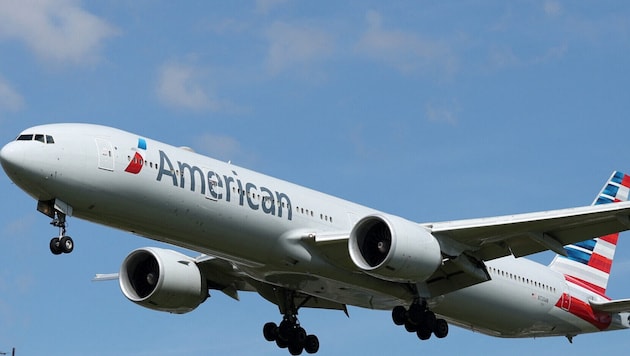 In einer Maschine der American Airlines fand die Frau einen „fliegenden Dreckstall“ vor.  (Bild: AFP)