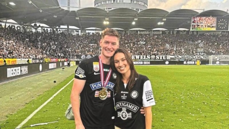 Mit Sophie in die USA.  (Bild: SK Sturm Graz)