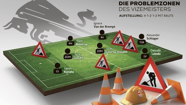 There are several issues in the Bulls squad. (Bild: Honorar)