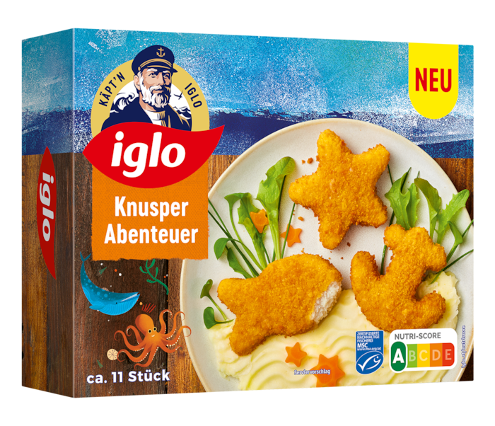 Iglo's sales of fish sticks are up nine percent this year.