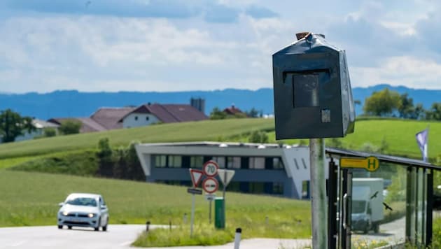 Das Fake-Radar von Gramastetten (Bild: Team Fotokerschi.at/Martin Scharinger)