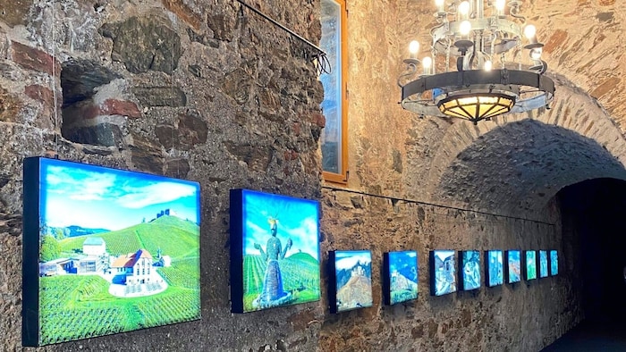 Burg Taggenbrunn: Weinbau und Kunst sind die weiteren Steckenpferde des Uhrenunternehmers Alfred ...