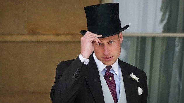 Prince William can look forward to a handsome income. His duchy generated a surplus last year. (Bild: APA/AFP/POOL/Yui Mok)