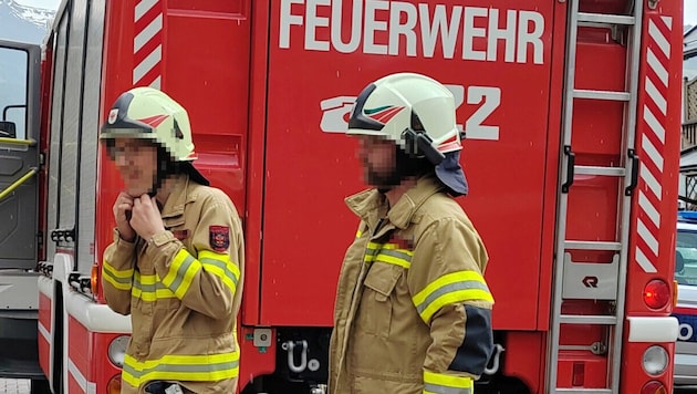 Feuerwehreinsatz in Raumsau. (Bild: ZOOM Tirol/Krone KREATIV)