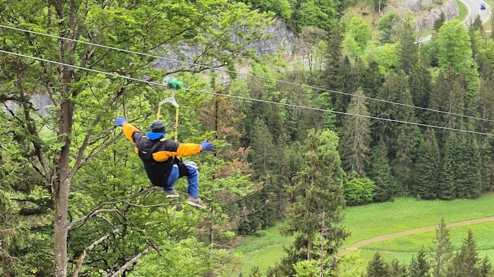 Ein Stück Freiheit empfand Bernhard Gruber bei seinem „Testflug“