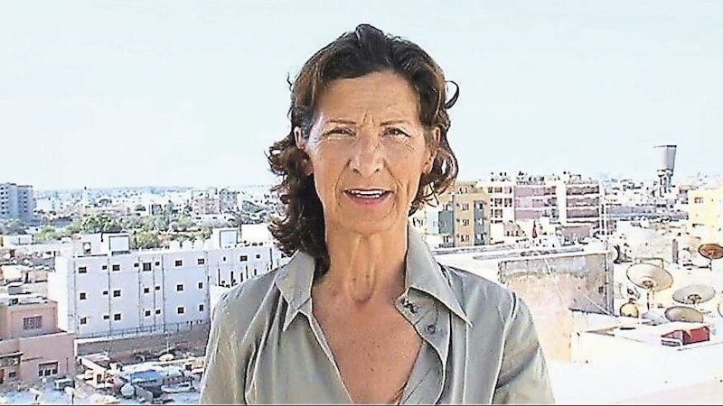 Die Kriegs-Journalistin in Tripolis. (Bild: RTL)