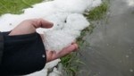 Hagel im Raum Neunkirchen (NÖ) (Bild: Einsatzdoku) Hagel im Raum Neunkirchen (NÖ) (Bild: Einsatzdoku)