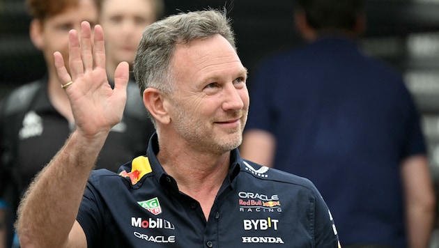 Christian Horner sieht den Fehler bei McLaren und nicht bei den Stewards oder Max Verstappen. (Bild: AFP/APA/ANDREJ ISAKOVIC)