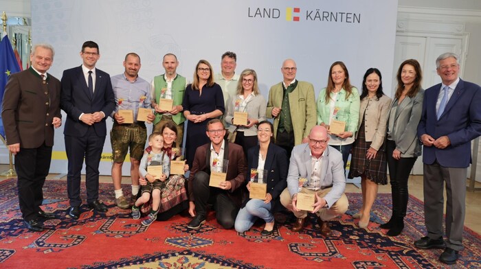 Die Wein-Landessieger wurden diese Woche im Spiegelsaal der Kärntner Landesregierung gekürt.