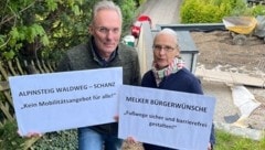 Michael Urban und Elisabeth Hössl sind Anrainer des geplanen Projektes – und finden die Realisierung in der heutigen Form weder sinnvoll noch zeitgemäß. (Bild: zVg)