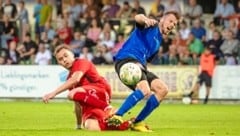 Draßburg (rechts Stephan Schimandl) darf noch hoffen. (Bild: Mario Urbantschitsch)