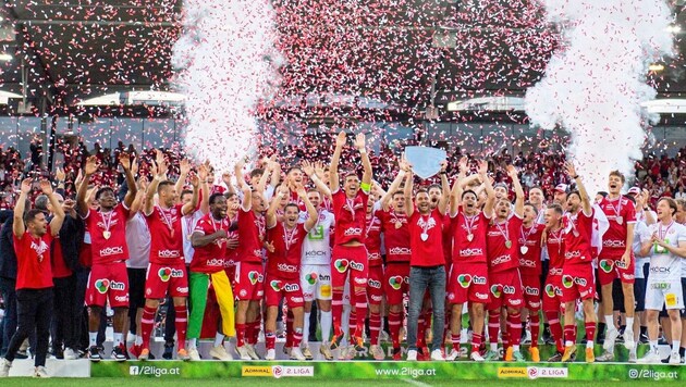 After a 17-year absence, the team returned to the top flight this year. (Bild: GEPA/GEPA pictures)