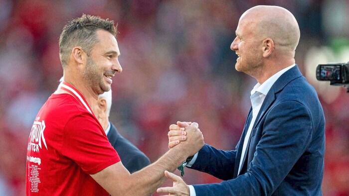 Bundesliga-Vorstand Christian Ebenbauer ehrte Messner und Co.