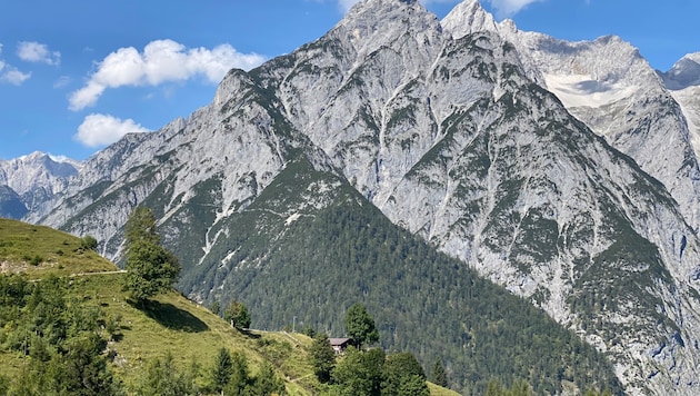 Die Urlaubergruppe wollte zur idyllischen Ganalm radeln.  (Bild: ZOOM Tirol/zoom.tirol)