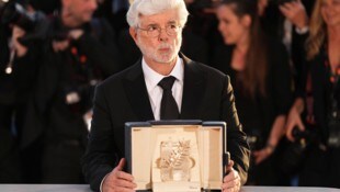 Lucas mit der Ehrenpalme für sein Lebenswerk