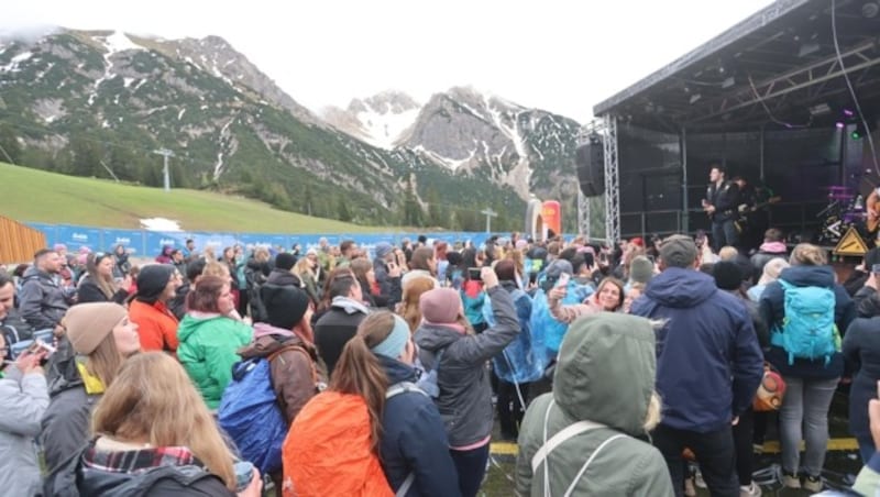 Das Open Air fand auf 1760 m statt. (Bild: Birbaumer Christof)