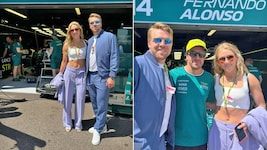 Mikaela Shiffrin und Aleksander Aamodt Kilde trafen in Monaco unter anderem Fernando Alonso.