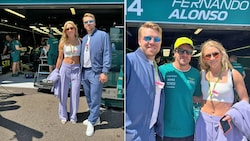 Mikaela Shiffrin und Aleksander Aamodt Kilde trafen in Monaco unter anderem Fernando Alonso. (Bild: Facebook.com/Mikaela Shiffrin)