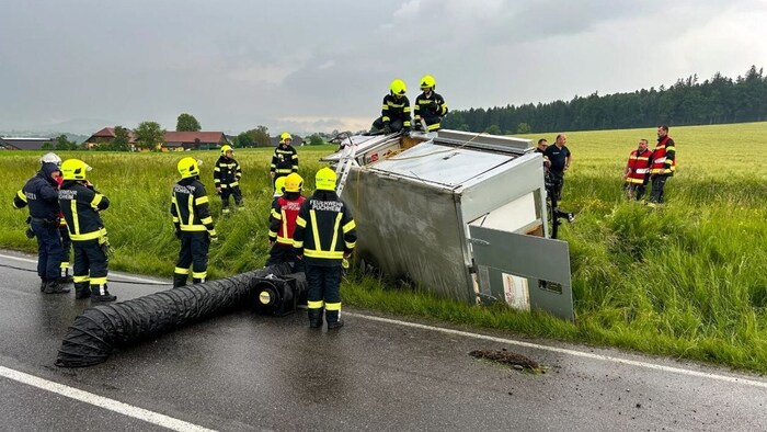 Das ausgeströmte Propangas sorgte für Explosionsgefahr.