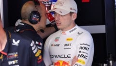 Max Verstappen blickt dem Rennen nicht sehr optimistisch entgegen. (Bild: AP)