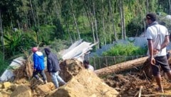 Am frühen Freitagmorgen hat sich ein Erdrutsch in Papua-Neuguinea ereignet. (Bild: AFP/APA/STR)