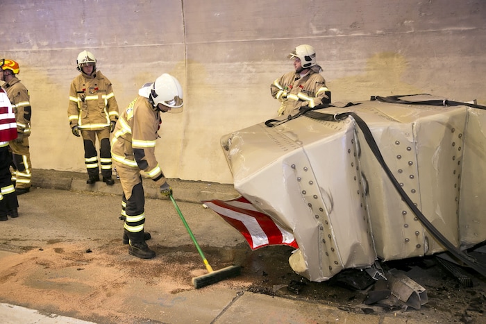 Der Ambergtunnel war rund eine Stunde gesperrt.