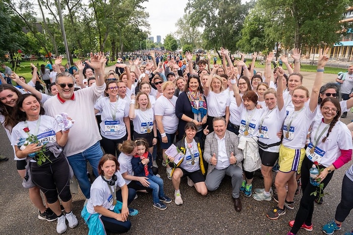 Das SPÖ-Wien-Team beim Frauenlauf