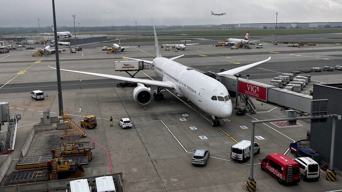 Derzeit steht der „Vogel“ noch weiß gekleidet in Schwechat. Bald hebt er nach New York ab.