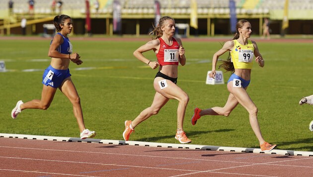 Caroline Bredlinger ran a good time in Izmir - but she can definitely do more! (Bild: ÖLV / Evren Kalinbacak)