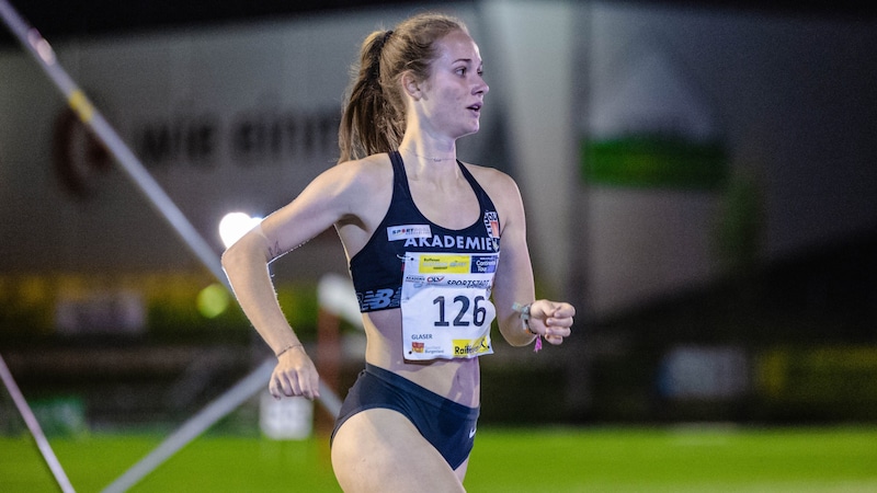 Marie Glaser is only 0.47 seconds short of the U-20 World Championships limit. (Bild: Mario Urbantschitsch)