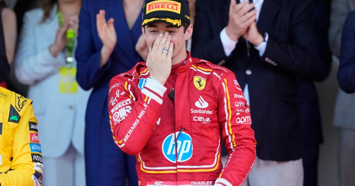GPSieg in Monaco Tränen für verstorbenen Vater bei Charles Leclerc krone.at