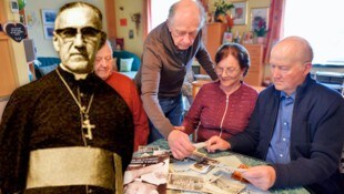 Óscar Romero besuchte die Familie Brandstetter, die rund 50 Jahre später noch gerne von dem besonderen Treffen erzählt. (Bild: Krone KREATIV/Arzobispado de San Salvador, Wolfgang Zarl)