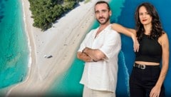 krone.tv-Redakteur Mario Grüninger und Moderatorin Annie Müller-Martinez sind für die zweite krone.tv-Challenge nach Dalmatien gereist. (Bild: Krone KREATIV/krone.tv)