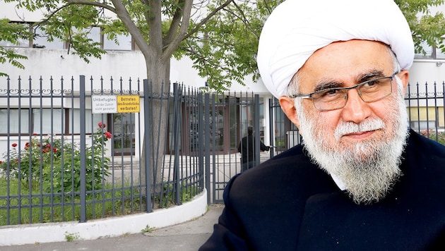 Reza Ramezani ajatollah a bécsi 21. kerületben működő Imam Ali Központ vezetője volt. (Bild: Krone KREATIV/Christian Charisius / dpa / picturedesk.com, klemens groh)