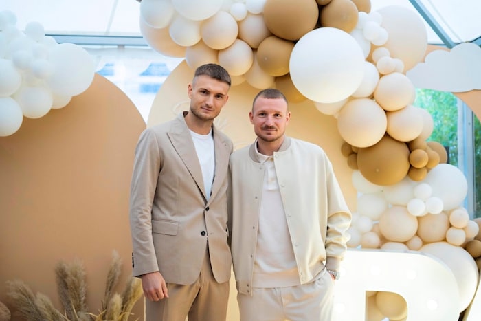 Die Brüder Philipp (li.) und Stefan Posch in jungen Jahren